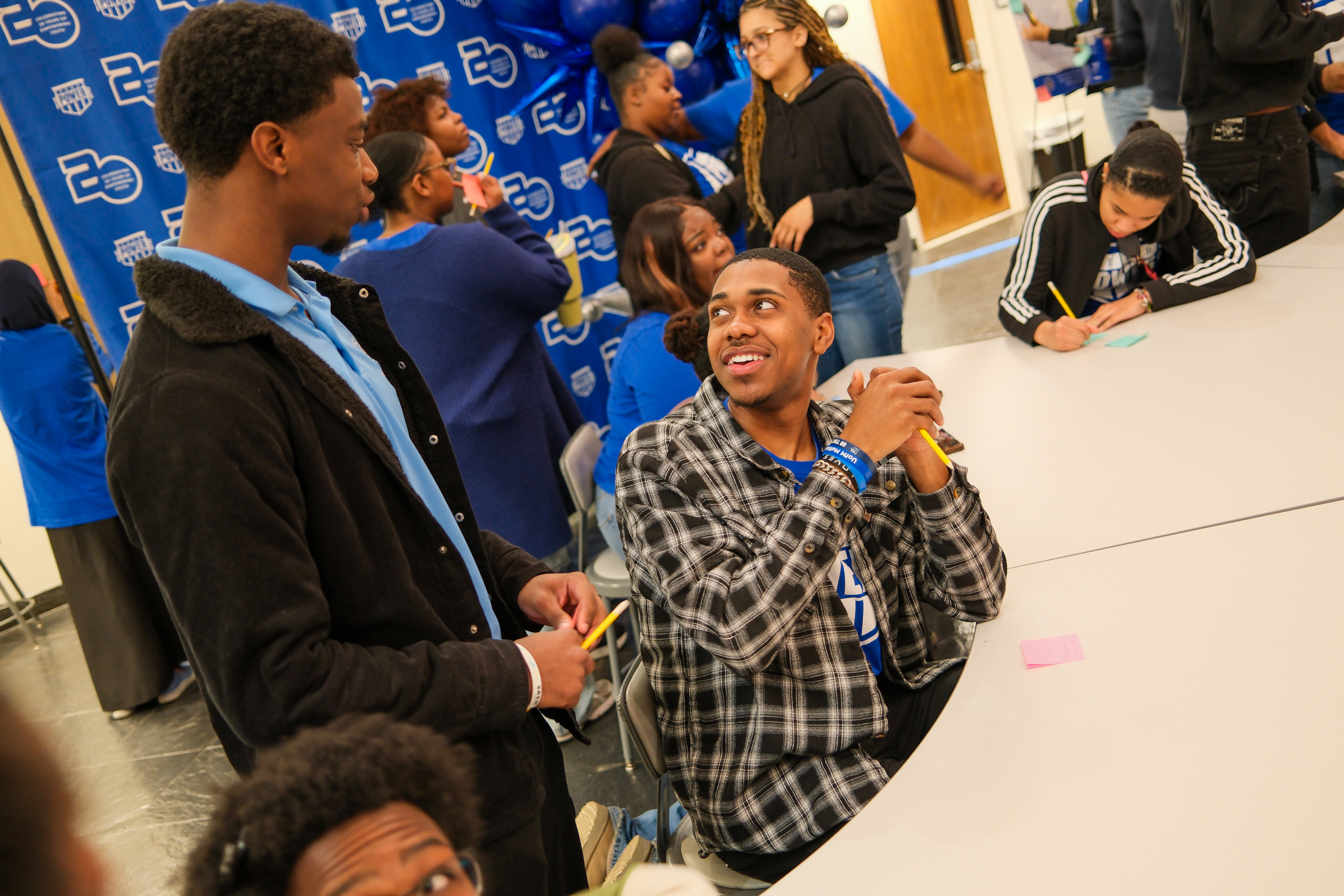 Students participating in ReCHARGE and career day experiences